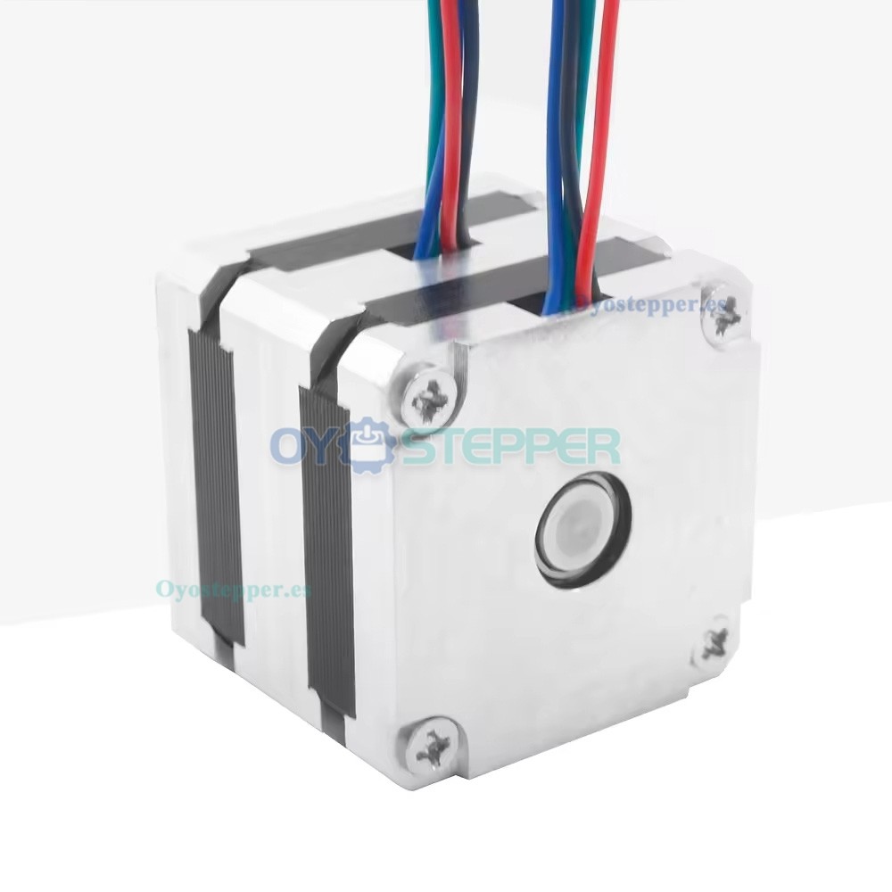 Pack de 10 motores paso a paso coaxiales multicapa NEMA 16 de 0,8A 8V para CNC e impresora 3D
